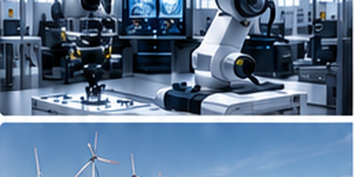 Engineering and robotics lab concept visualization