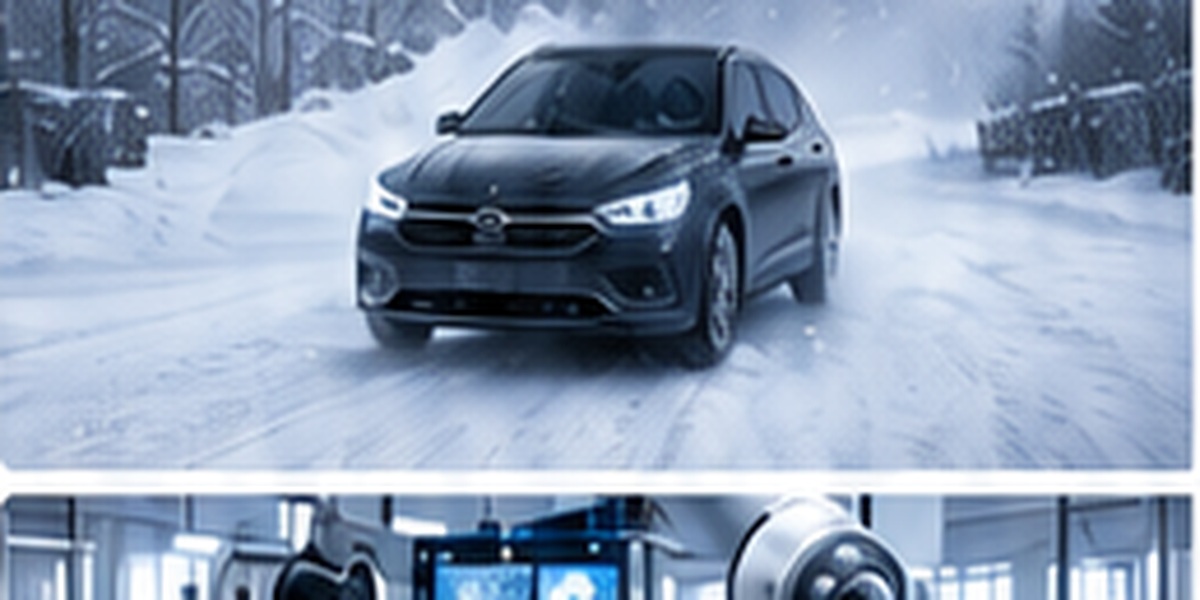 SUV or crossover winter-development concept visualization